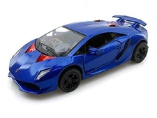 Kinsmart Lamborghini Sesto Elemento 1:38 Scale Die Cast Model Car BLUE