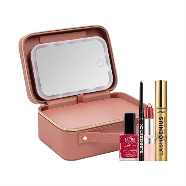 NEW! BN Avon Vanity Case Make-Up Set great gift! UK