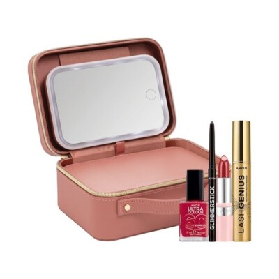 NEW! BN Avon Vanity Case Make-Up Set great gift! UK