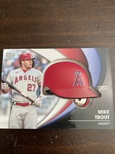 2022 Topps Series 2 - Batting Helmet Commemorative Relics #BH-MT Mike Trout