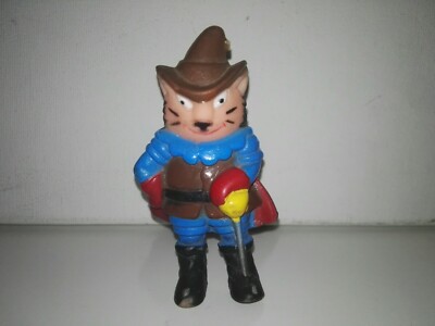 Puss in Bots (Gato con botas) Figure/Juplay Spain 80's.PVC/Rubber.Very rare
