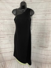 Express Women's Black One Shoulder Cocktail Dress Size 1/2
