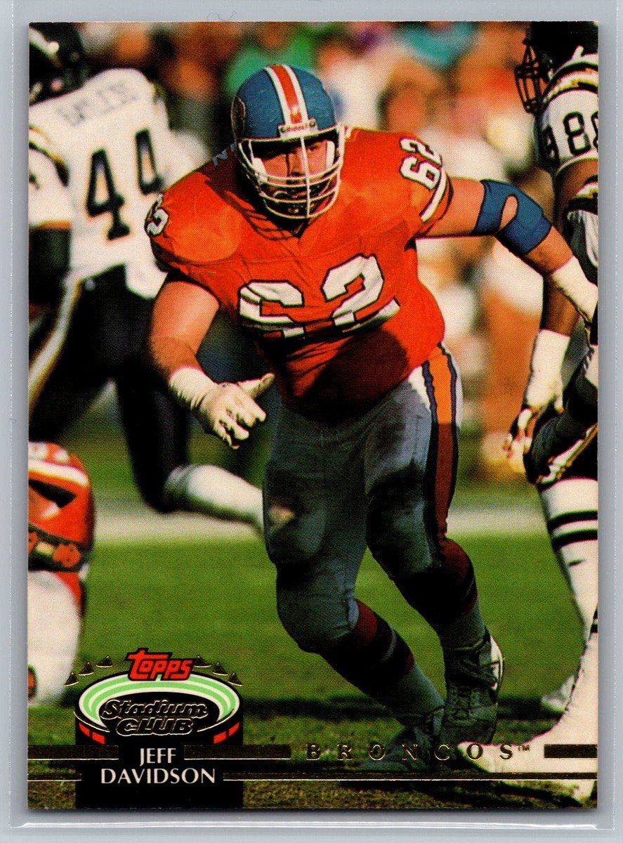 Jeff Davidson 1992 Stadium Club FOOTBALL #567 Denver Broncos RC | eBay