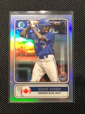 Dasan Brown 2020 Bowman Spanning The Globe Chrome #STG-DB Toronto Blue Jays