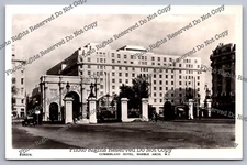 Vintage Postcard RPPC Cumberland Hotel Marble Arch Real Photo England