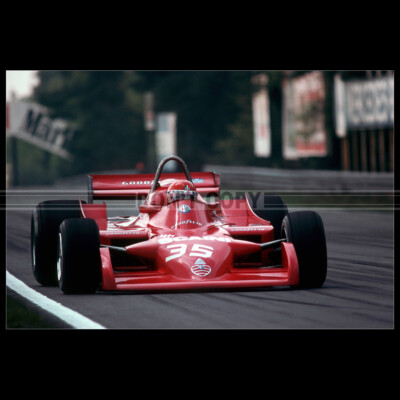 Photo A.038586 ALFA ROMEO 177 BRUNO GIACOMELLI GRAND PRIX F1 ZOLDER 1979