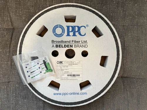 Belden PPC Fiber Optic Cable QuikPush Cable Assembly 3mm OD x 1.4mm 10-0241-150F