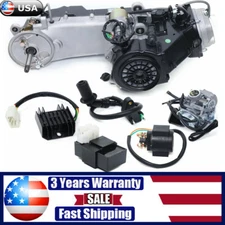 150CC GY6 Atv Go Engine Motor Autotransmission Build-in  Long Case