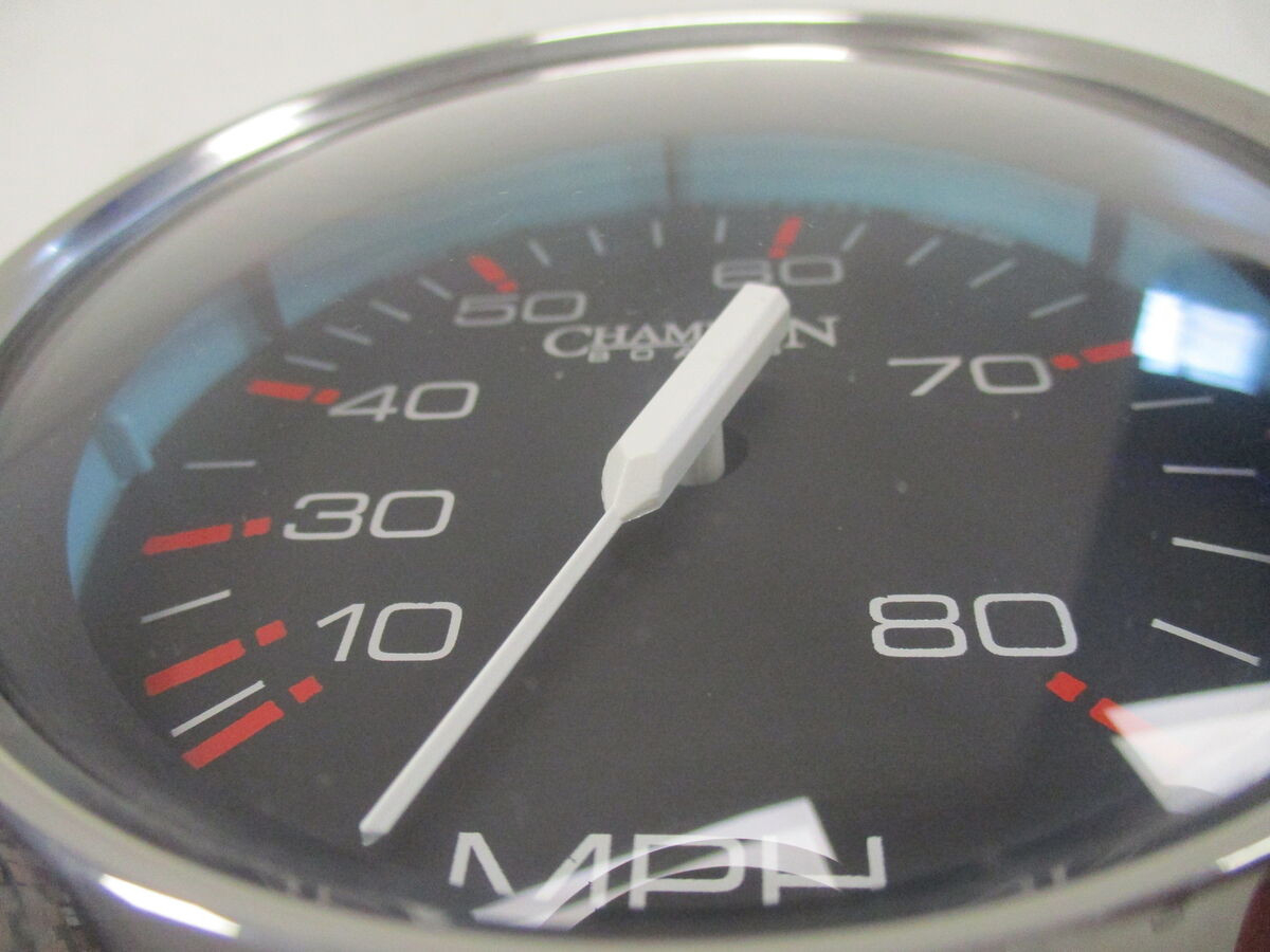 FARIA CHAMPION SPEEDOMETER GAUGE BLACK SE9926A MARINE BOAT FARIA CHAMPION SPEEDOMETER GAUGE BLACK SE9926A MARINE BOAT