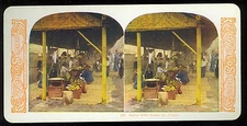 China, Isl. of Java, Native Tiffin House (stereoview(JA1152