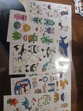 Temporary Tattoos for Boys Girls Kids, Glow In The Dark Fake Tattoo Ink