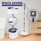 Spin Mop and Bucket with Wringer Set Two-Detachable Bucket Design Mop System — photo 5