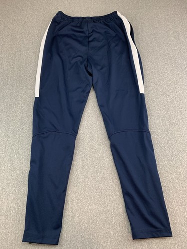 Nike Dri Fit Track Pant Boys Large Navy Blue Silky Basketball Football Soccer - Picture 2 of 17