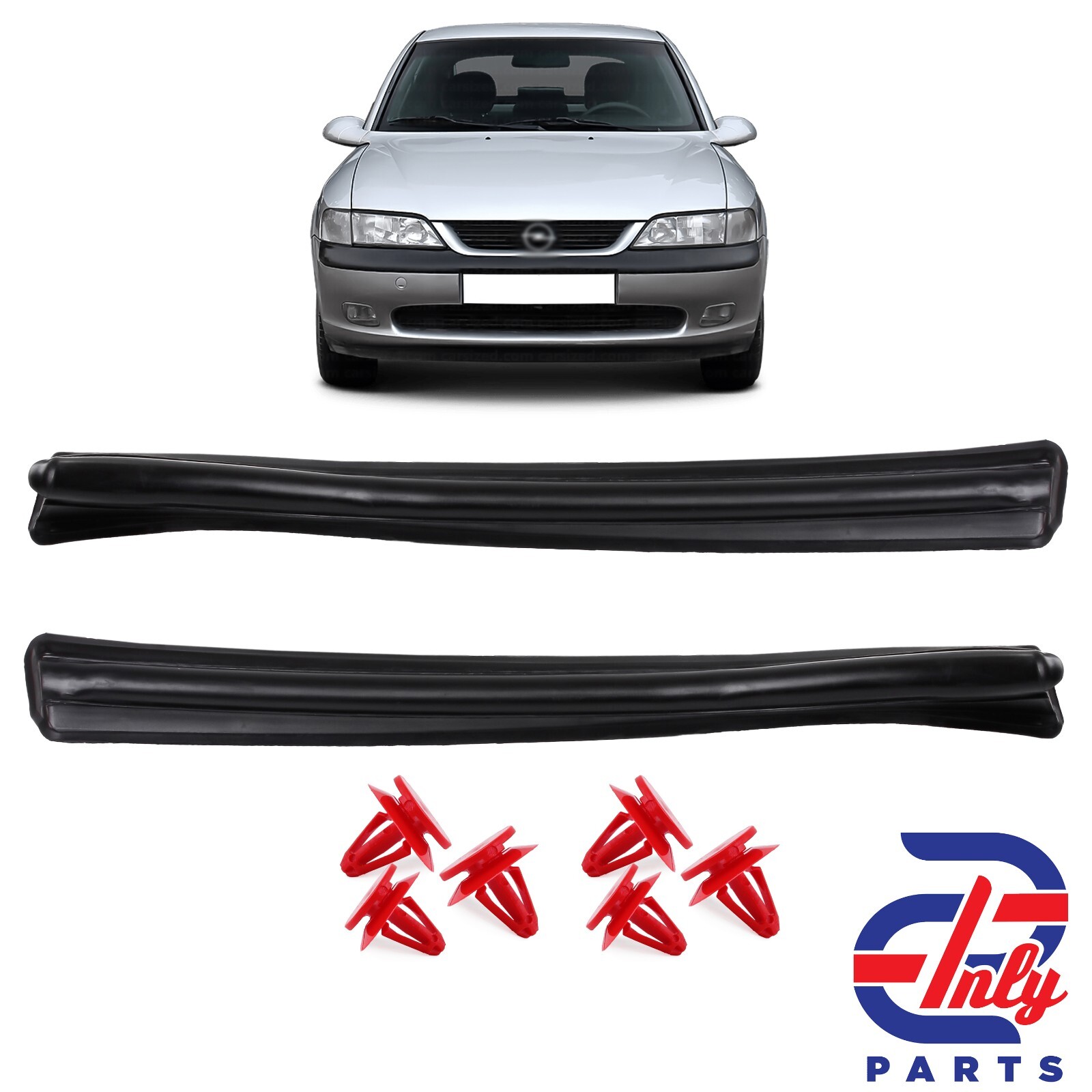 Cubierta columna central derecha + izquierda opel vectra b 122755 24422458 1995-2002