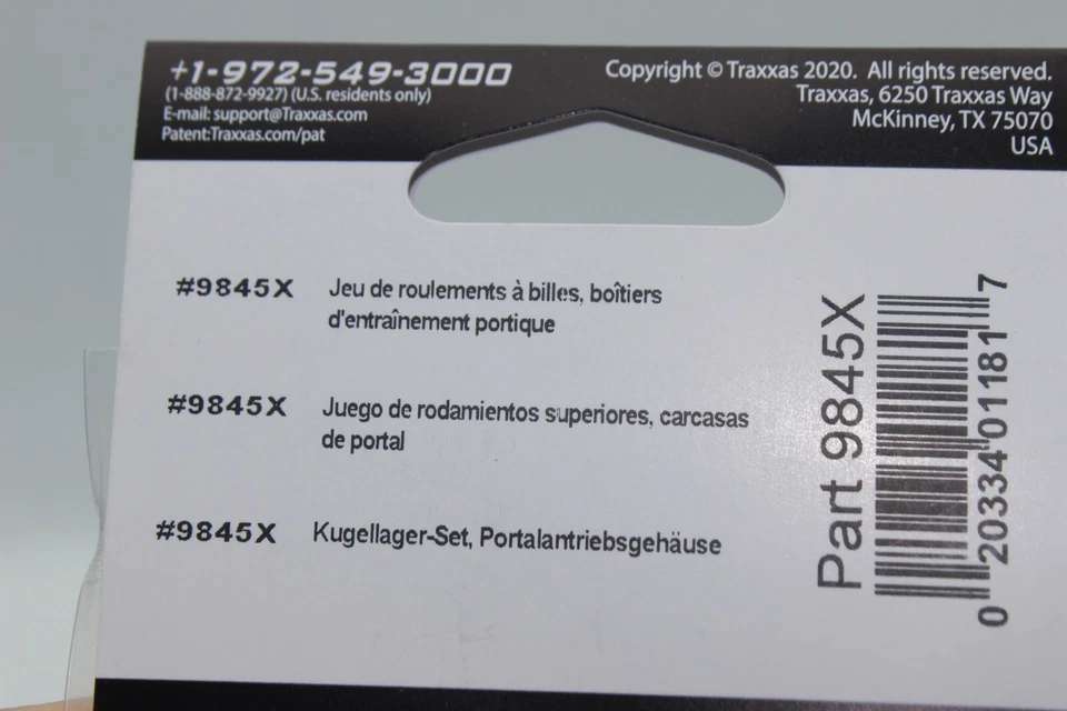 Traxxas 9845 X Kugellager KIT für Portal Achsen TRX 4M 1:18 Crawler NEU OVP - Bild 3 von 3