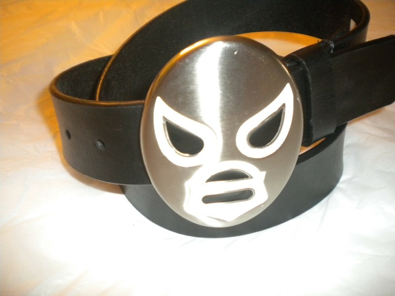 NEW FASHION BUCKLE WITH A  FIGTHER COMBINATION   SILVER BLACK COLOR  BUCKLE ONLY