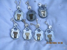British Army Padlock,7 St&uuml;ck,Vorh&auml;ngeschlo&szlig; ,Henry Squire & Sons LTD, #7
