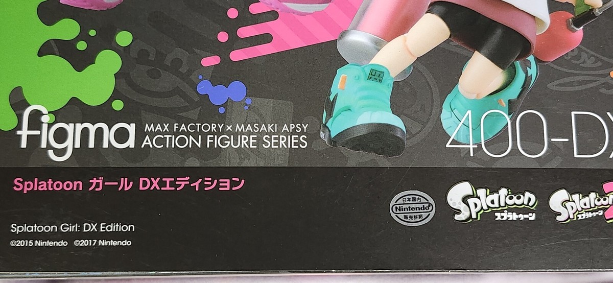 NEW Splatoon 2 Figma 400-DX Splatoon Inkling Girl DX Edition