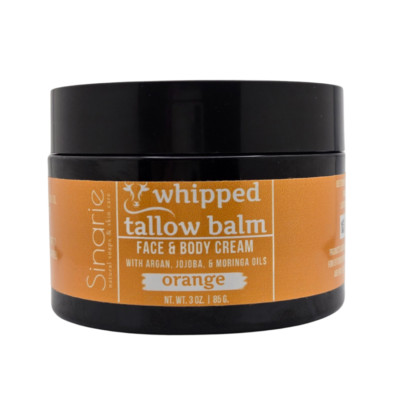 Sinarie Whipped Tallow Balm   Body Moisturizer with Olive, Argan, Jojoba, Moring