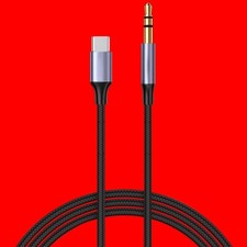 1 x Type-C to 3.5mm Audio Headphone Aux Jack Cable 3ft f Nokia 8 PureView NEW