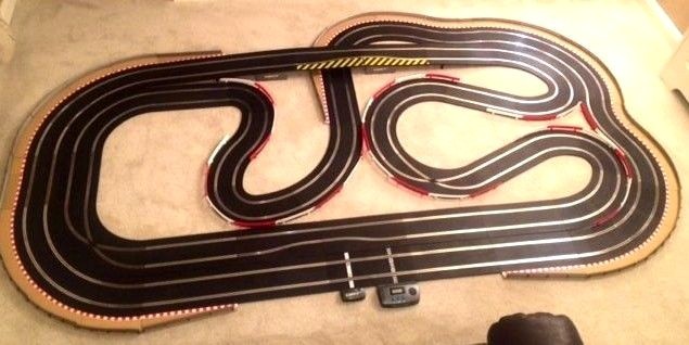 Lot 19 rails Scalextric Tri-ang vintage – virages, droites