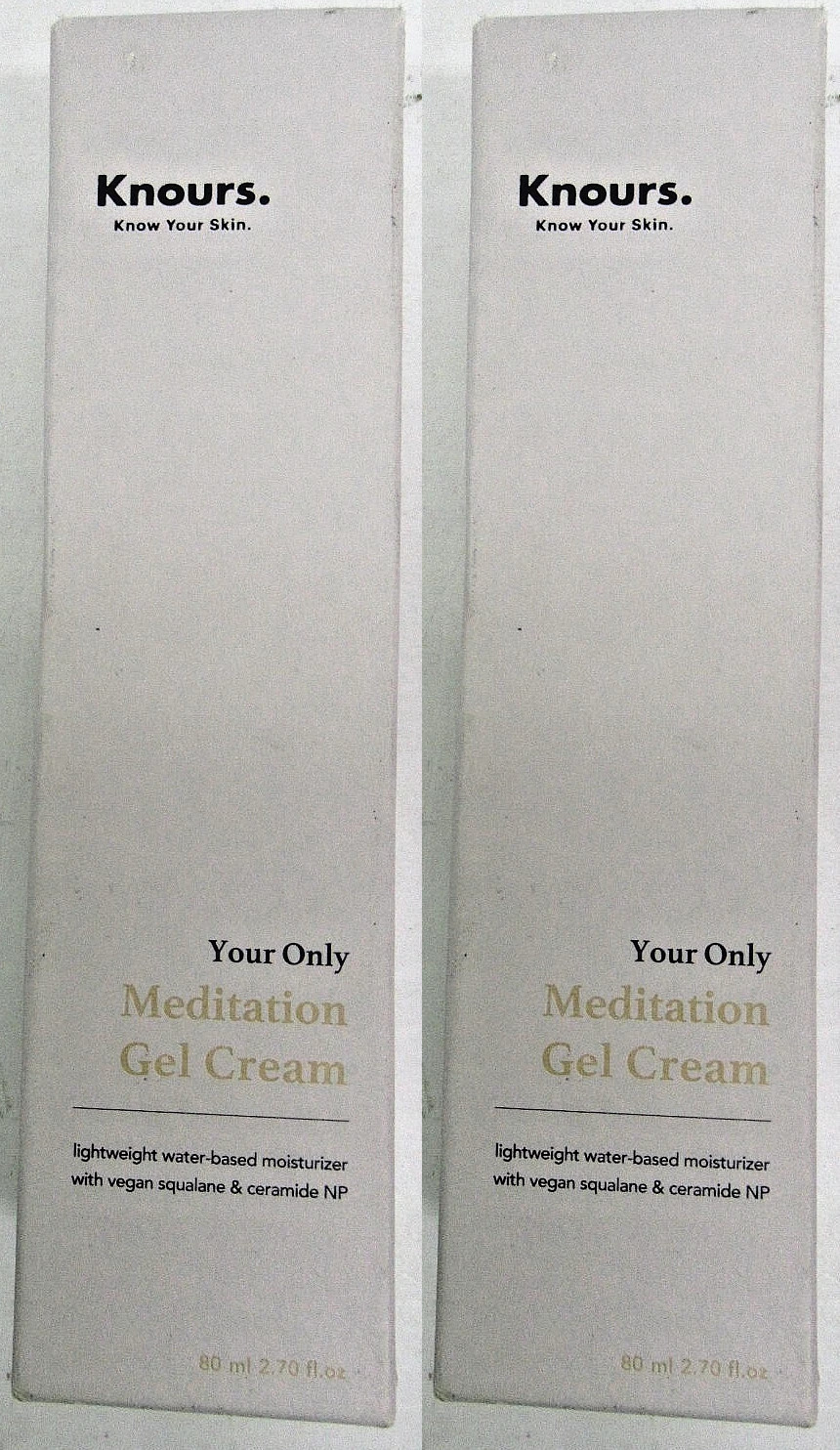 2x Knours Your Only, Meditation Gel Cream, 2.70 fl oz