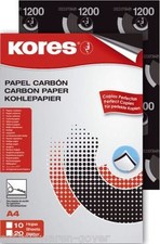 1 Pck (Inhalt 10 Bogen) Kohlepapier, Durchschreibepapier, Pauspapier DIN A4