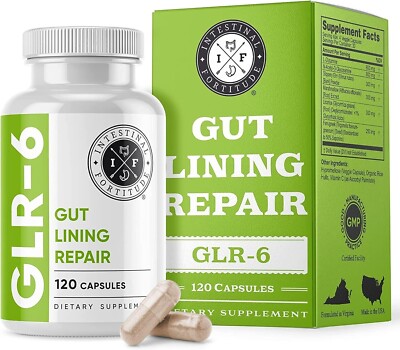 Intestinal Fortitude GLR-6 - Gut Lining Repair Supplement for Gut Health - Leaky