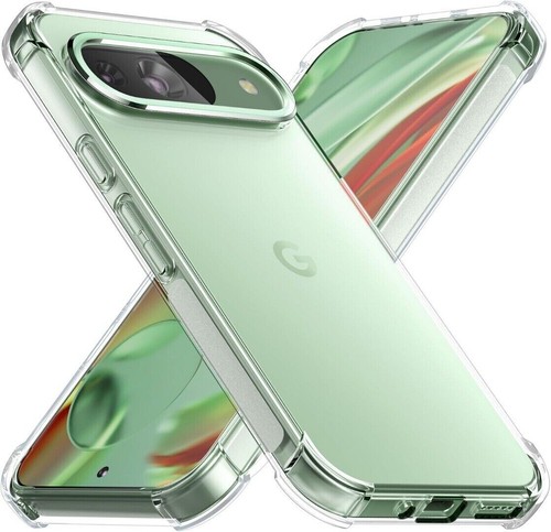 Transparent Étui \ Pour Google Pixel 9 & 9 Pro XL / Silicone Téléphone & Écran - Photo 11 sur 21