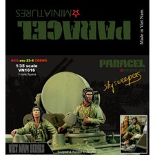 PARACEL MINIATURES VIETNAM SERIES VN1616 NVA Zsu 23-4 CREWS 3 FIGURES