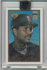 2017 Topps Archives Signature Series Sandy Alomar Jr. Auto #'ed 28/90