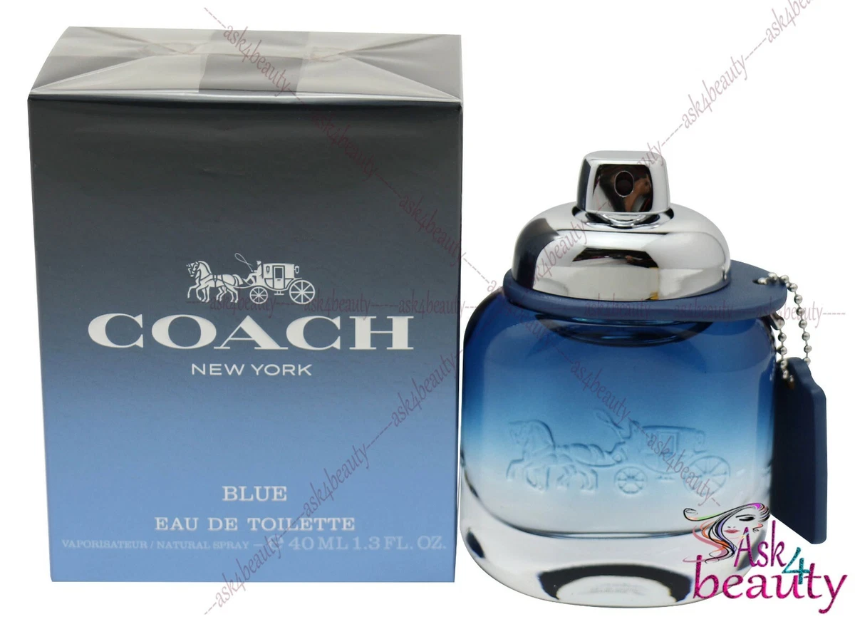 Coach New York Blue For Men 1.4oz 40ml Edt Spray For Men New In Box