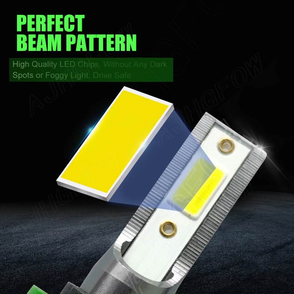 9005 + 9006 LED Headlight Bulb Hi / Low Beam for Freightliner Columbia 2000-2017 - Image 3 of 4