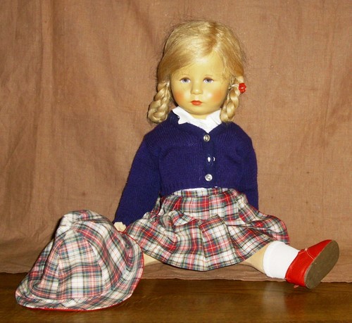 Käthe Kruse Puppe-48cm-unbespielt-80iger Jahre-sehr guter Zustand - Bild 10 von 13