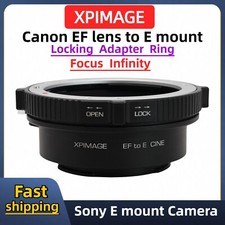 XPimage EF-E mount Locking Adapter for Canon EF/EOS Lens to SONY E-mount Camera