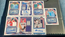 7)  24, 23, Panini Stars & Stripes USA Austin Overn Jersey Patch/Auto Lot 