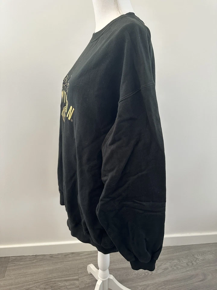 Sweatshirt Oversize Vert Sapin Et Doré Harley Davidson TXXL - Photo 4/4