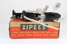 1957 Vintage ZIPEES Beginner Ice Skates  - In Original Box  LOOK!