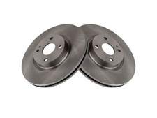 TRQ 91VC12V Front Brake Rotor Set Fits 2017-2020 Fiat 124 Spider