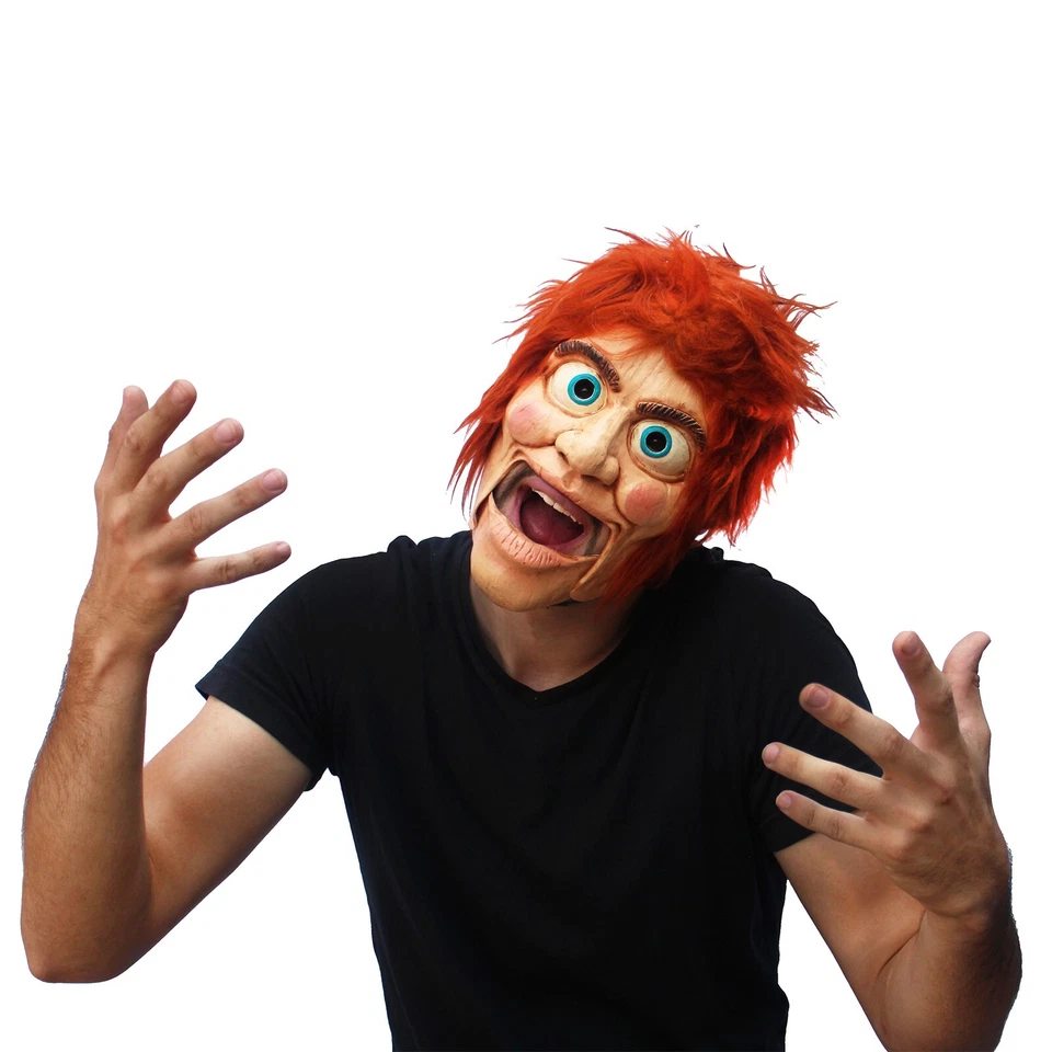 Ghoulish Productions Puppet Deluxe Latex Face Mask Horror Halloween Cosplay - Image 2 of 2