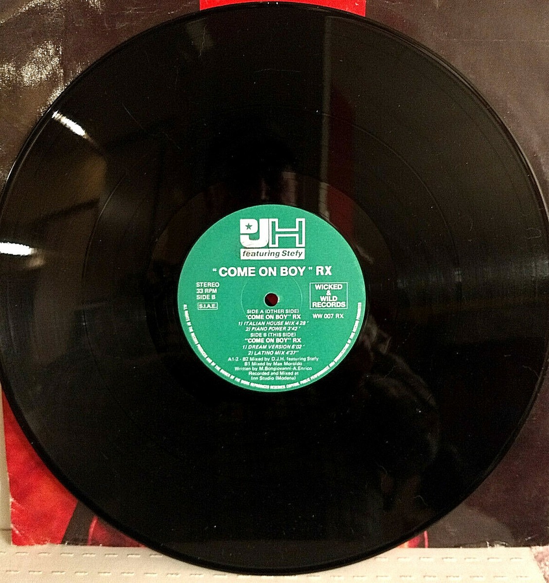 洋楽 D.J.H featuring Stefy - Come On Boy DJH Featuring Stefy – Come On Boy | Releases | Discogs