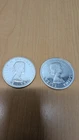 2 Canadian Silver Dollars Charlottetown 1964