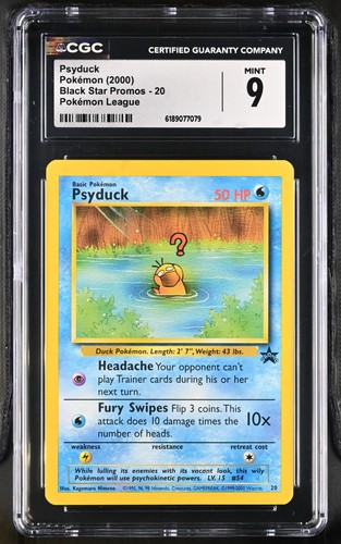 Psyduck graded CGC 9 for sale on eBay