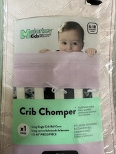 NEW Malarkey Kids Crib Chomper Teething Crib Rail Guard 6-18month Pink