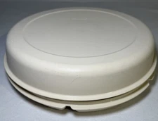 Vintage Tupperware Appetizer Tray With Lid, Veggie And Chips And Dip Tray Almond