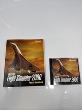 Microsoft Flight Simulator 2000 Pilots Handbook And Dual CD read 