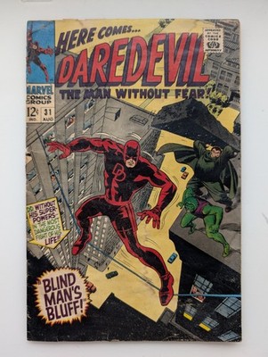 Daredevil 31 Mr Hyde Foggy Nelson Cobra Karen Page Silver Age 1967 Marvel 