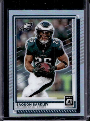 2025 Panini Donruss Optic Saquon Barkley Holo Prizm #15 Eagles