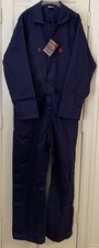 NEW Lapco Mens BLUE COVERALL FR Flame Resistant Size Large Reg Snap ATPV 11.5