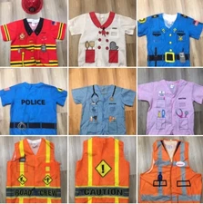 Get Real Gear Dress Up: Fire Chief, Chef, Police, Doctor, Road Crew, Safety 